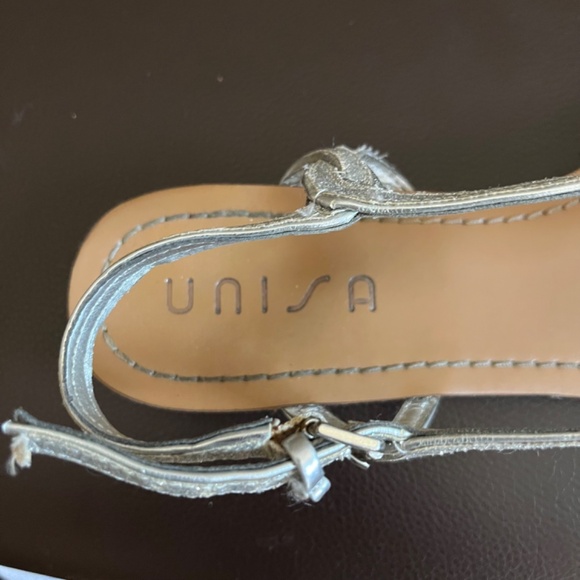 Unisa Braided Silver Sandals/Size 10M - Picture 7 of 7